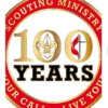 Gold plated & enamel commemorative 100th Anniversary Challenge Coin